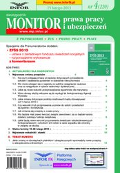 : Monitor Prawa Pracy i Ubezpieczeń - e-wydanie – 4/2013