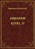 Abraham Kitaj II - ebook