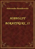 ebooki: Hippolyt Boratyński II - ebook