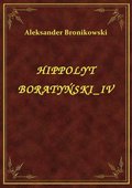 ebooki: Hippolyt Boratyński IV - ebook