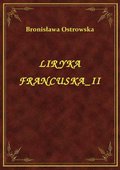 ebooki: Liryka Francuska II - ebook