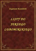 ebooki: Listy Do Jerzego Lubomirskiego - ebook
