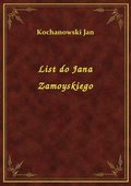List do Jana Zamoyskiego - ebook