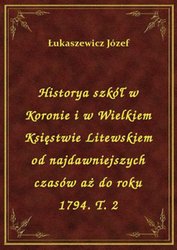 : Historya szkół w Koronie i w Wielkiem Księstwie Litewskiem od najdawniejszych czasów aż do roku 1794. T. 2 - ebook